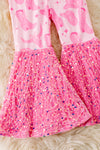 (Western) "In a world full of Jolenes be a Dolly" Girls 2 piece set. OFG51042 JEAN