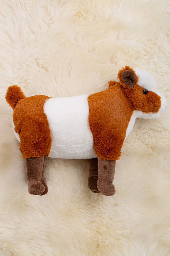 Brown & white calf plushy. ACG40021 M