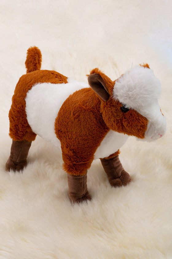 Brown & white calf plushy. ACG40021 M