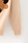 Highland cow applique boys sweater. TPG60607 AMY