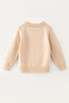 Highland cow applique boys sweater. TPG60607 AMY