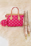 Fuchsia  Girls Inspired tote bags. BBG50173 S