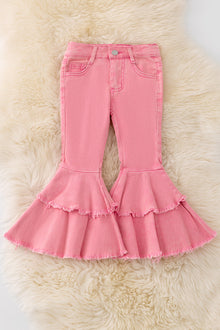  Pink double layer denim pants. PNG50010 NAY