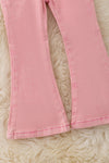 Lt.Pink bootcut denim pants. PNG50006 JEANNE