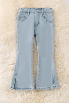  Lt. Blue bootcut denim pants. PNG50061 AMY