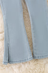 Lt. Blue bootcut denim pants. PNG50061 AMY