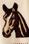 Horse knit cardigan for Women. TPW60237 AMY