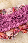 Highland cow printed top with matching bubble bloomers. RPG53361 JEAN