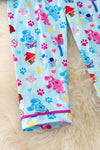 PJG40154 JEANN: Pup printed pajamas set.