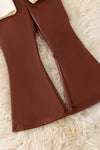 Child of God puffy sleeve and brown pants. OFG50978 JEAN