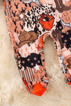 Boys western printed baby romper. RPB50619 Sol