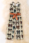 Camouflage coquette printed girls romper. PNG50554 SOL