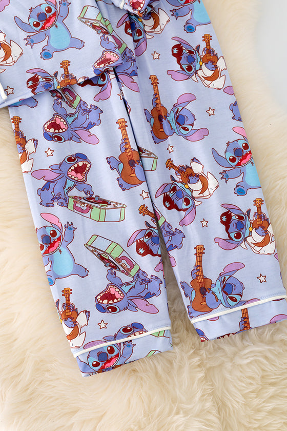 PJB40032 SOL: Blue Character pajamas.