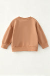 Gobble Gobble" Girls applique sweatshirt. TPG60492 MON