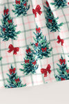 "Oh Christmas tree" Christmas tree printed tunic and red bloomers. RPG65133 AMY