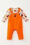 Unisex Orange overall with long sleeve undershirt. RPB60585 SOL