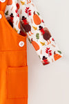 Unisex Orange overall with long sleeve undershirt. RPB60585 SOL