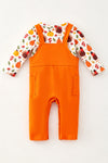 Unisex Orange overall with long sleeve undershirt. RPB60585 SOL