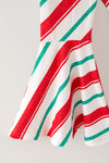 Believe applique sweatshirt and Christmas printed bell bottoms. OFG63048 MON