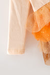 Thanksgiving 4 layer tulle baby bodysuit. RPG63139 MON