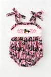Embroidered mallard duck baby bodysuit. RPG63770 AMY