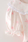 Snowflake, Christmas tree printed girls dress. DRG65200 MON
