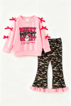 Merry Merry Merry  Christmas pink top and camouflage bottoms. OFG62979 AMY