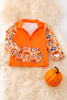 Multi-printed Halloween pullover. TPG50984