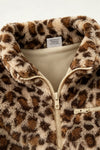 Leopard printed pullover sweater. TPG60536 SOL