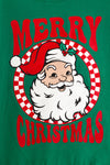 Merry Christmas green top and Red bow printed bottoms. OFG63378 AMY
