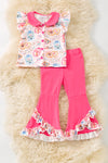 A story of toys multi printed girls 2 piece set. OFG60190 SOL