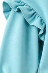 Howdy Howdy" Blue long sleeve top and cow bell bottoms. OFG63276 MON