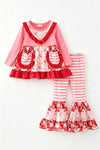 Girls multi printed tunic and bell bottoms. OFG63367 SOL