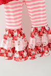 Girls multi printed tunic and bell bottoms. OFG63367 SOL