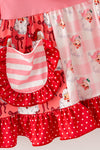 Girls multi printed tunic and bell bottoms. OFG63367 SOL