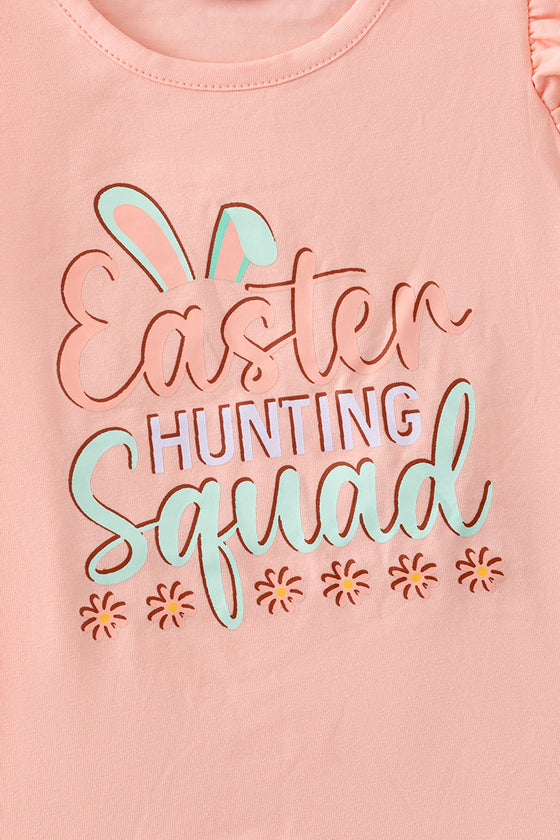 "Easter Hunting Squad" Lt. Coral 2 piece set. OFG50275 SOL