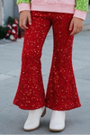 Red sequins bells with stretchy waistband. PNG50113007 MON-