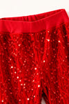 Red sequins bells with stretchy waistband. PNG50113007 MON-