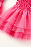 Fuchsia sequins bell bottoms. PNG40443 AMY