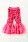 Fuchsia sequins bell bottoms. PNG40443 AMY
