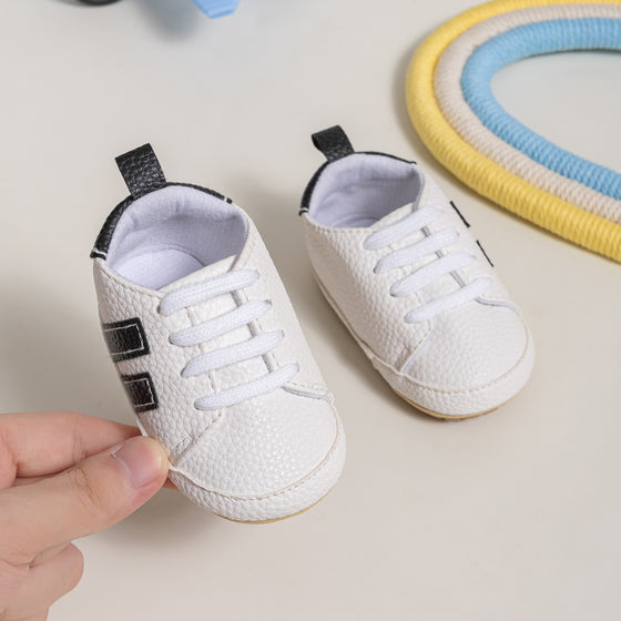 Unisex pleather baby tennis, super cute. PT5107