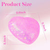 Glitter Squishy heart/stress toy.
