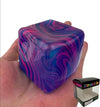 2" approx. swirl stress cube. SW-124
