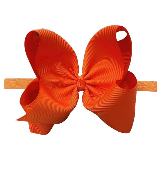 6"Baby headbands available in 10 colors. 5pcs/$10.00