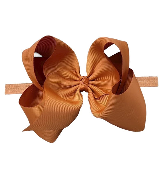 6"Baby headbands available in 10 colors. 5pcs/$10.00