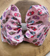 Labub* double layer printed hair bows. (6.5"Wide) 4pcs/$10.00