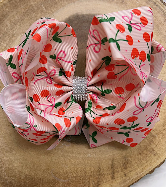 6.5" Wide double layer hair bows. 4pcs/$10.00