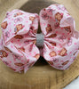 6.5" Wide double layer hair bows. 4pcs/$10.00