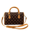 9X4.75X7 inch chocolate brown girls duffle bag! BBG60121 S