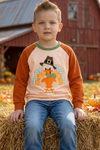 Turkey application boys pullover shirt. TPB60388 JEAN